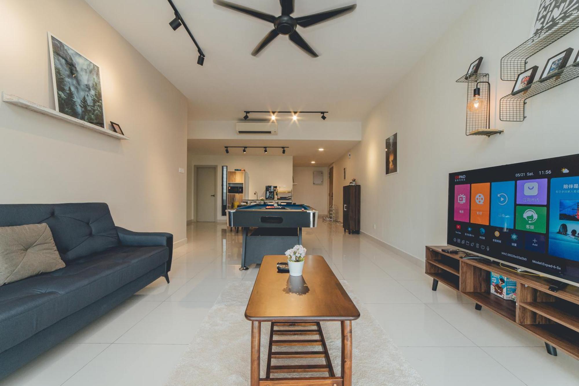 Mosaic Warm 3br 10pax Family-friendly Pooltable By Our * Johor Bahru
